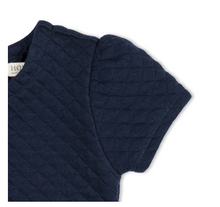Load image into Gallery viewer, Quilted Knit Dress - Navy