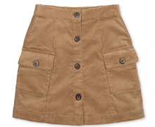 Load image into Gallery viewer, Organic Corduroy Button Front Skirt