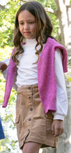 Load image into Gallery viewer, Organic Corduroy Button Front Skirt