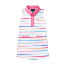 Load image into Gallery viewer, Pro Performance Polo Dress - Sunkissed Stripe