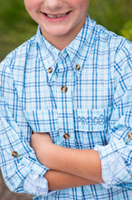 Load image into Gallery viewer, Founders Fishing Shirt - Sunset Vibes Plaid