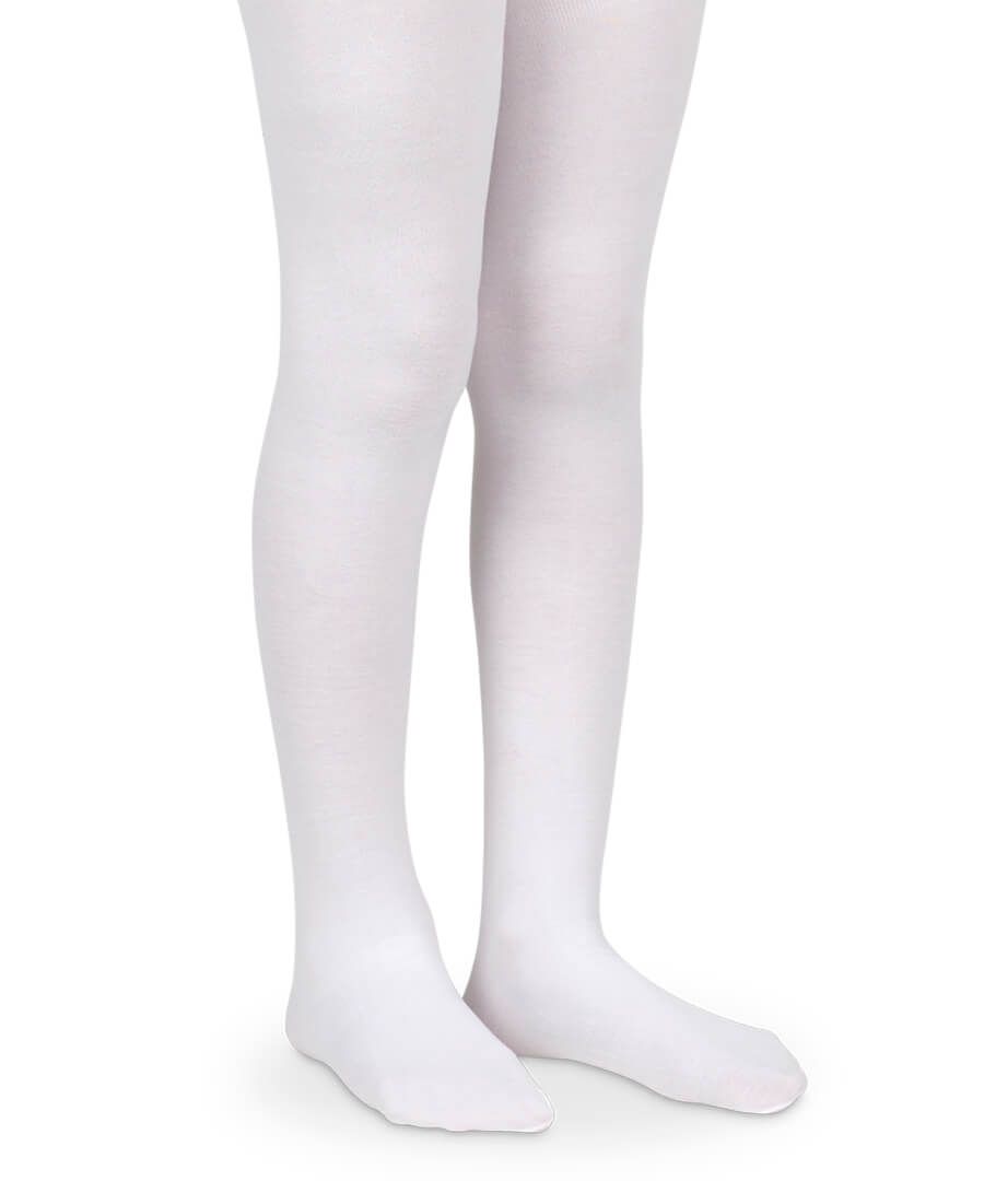 Jefferies Socks Little Girls' Pima Cotton Tights, Navy, 4-6 Years