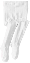 Load image into Gallery viewer, Seamless Toe Organic Cotton Tights - White