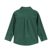 Load image into Gallery viewer, Green Corduroy Santa Dress Shirt

