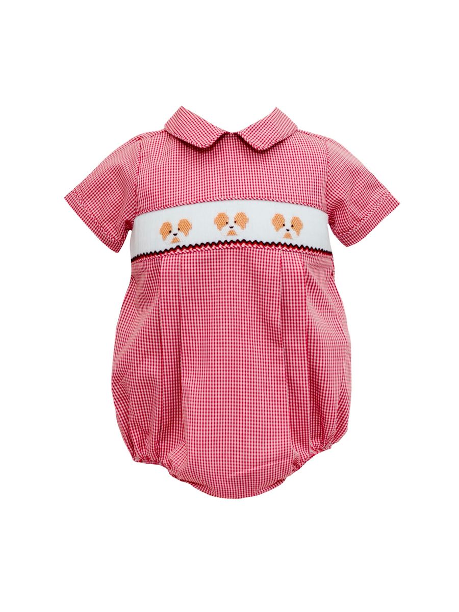 Red Bulldog Smock Boys Bubble