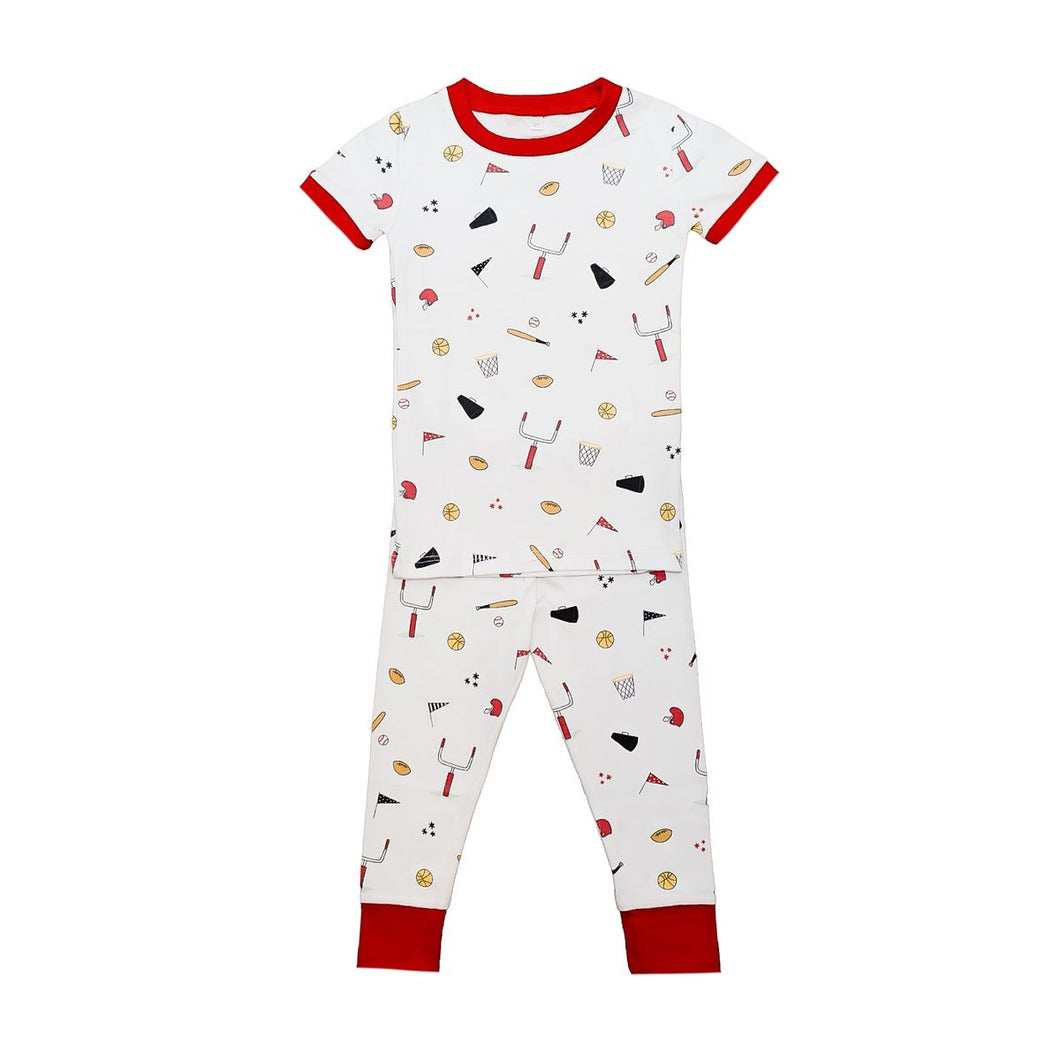 Red/Black Gameday 2 Piece PJ Set