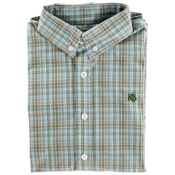 Roscoe Button Down Shirt - Brownstone