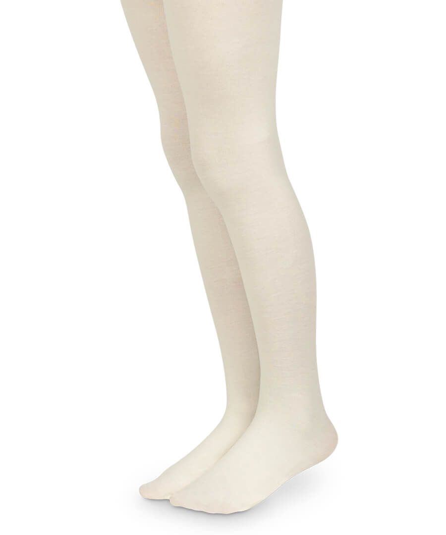 Smooth Microfiber Tights - Ivory
