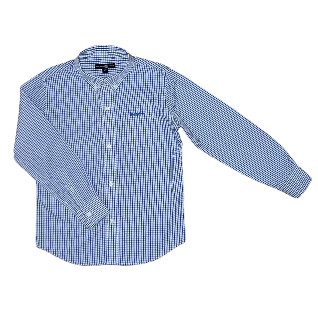 arrow button down collar dress shirts Arrow Men's Plaid Poplin Long Sleeve Dress Shirt