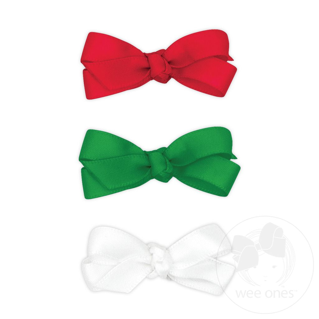 MULTIPACK! Baby Satin Hair Bows with Knot Wrap