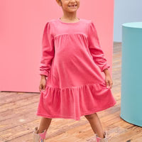 Load image into Gallery viewer, Lisle Dress - Tulip Velour
