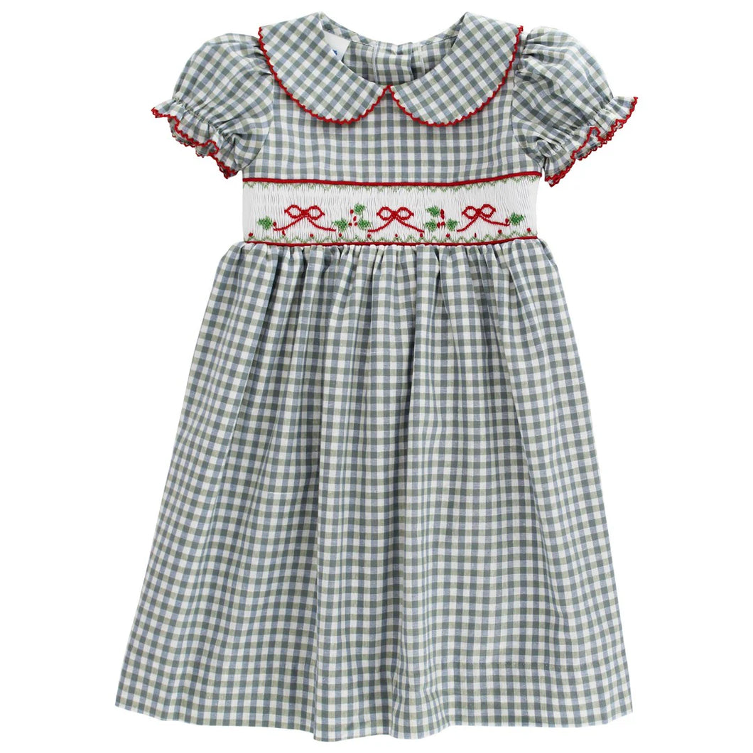 Dress - Red Bows on Gingham