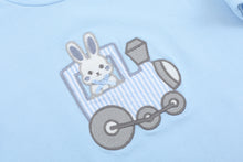 Load image into Gallery viewer, Easter Train Shorts Set - Blue
