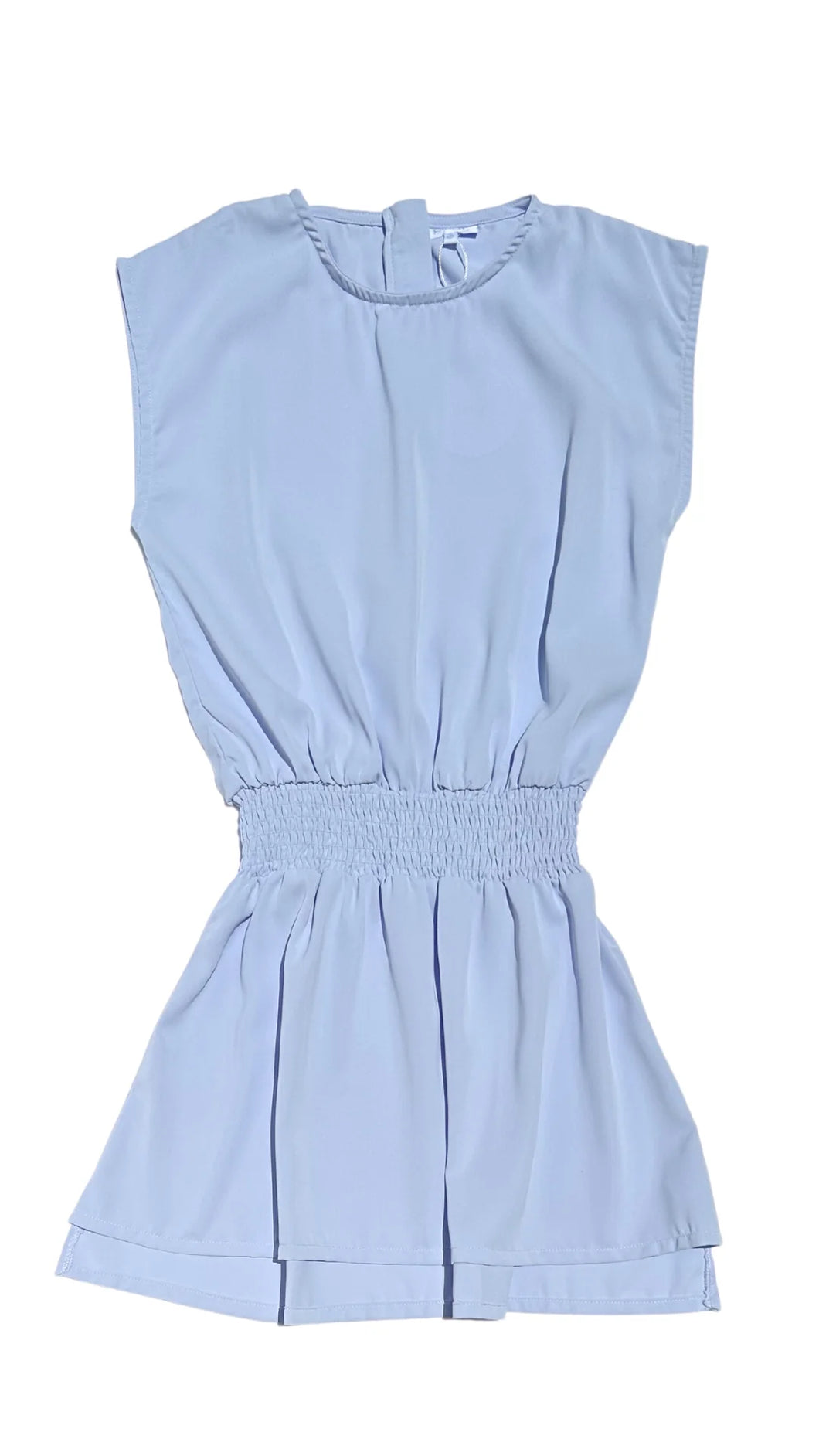 Josie Dress - Pleat Blue