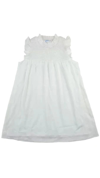 Lottie Sleeveless Dress - White