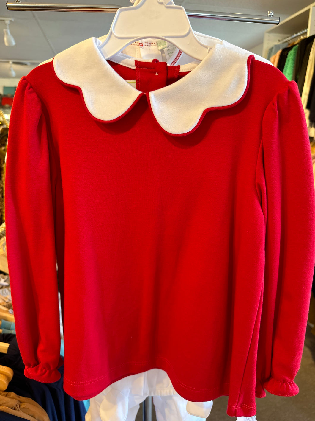 Bryar Blouse - Red Knit