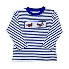 Load image into Gallery viewer, Airplane Smocked Play Tee
