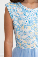 Load image into Gallery viewer, Tank Tutu Dress - Blooming in Blue
