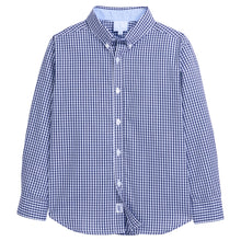 Load image into Gallery viewer, Button Down Shirt - Navy Gingham
