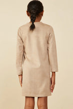 Load image into Gallery viewer, Vegan Suede Side Tie Dress
