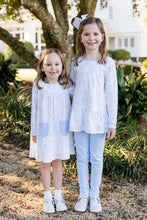 Load image into Gallery viewer, Lennon Dress - Blue Bows Knit
