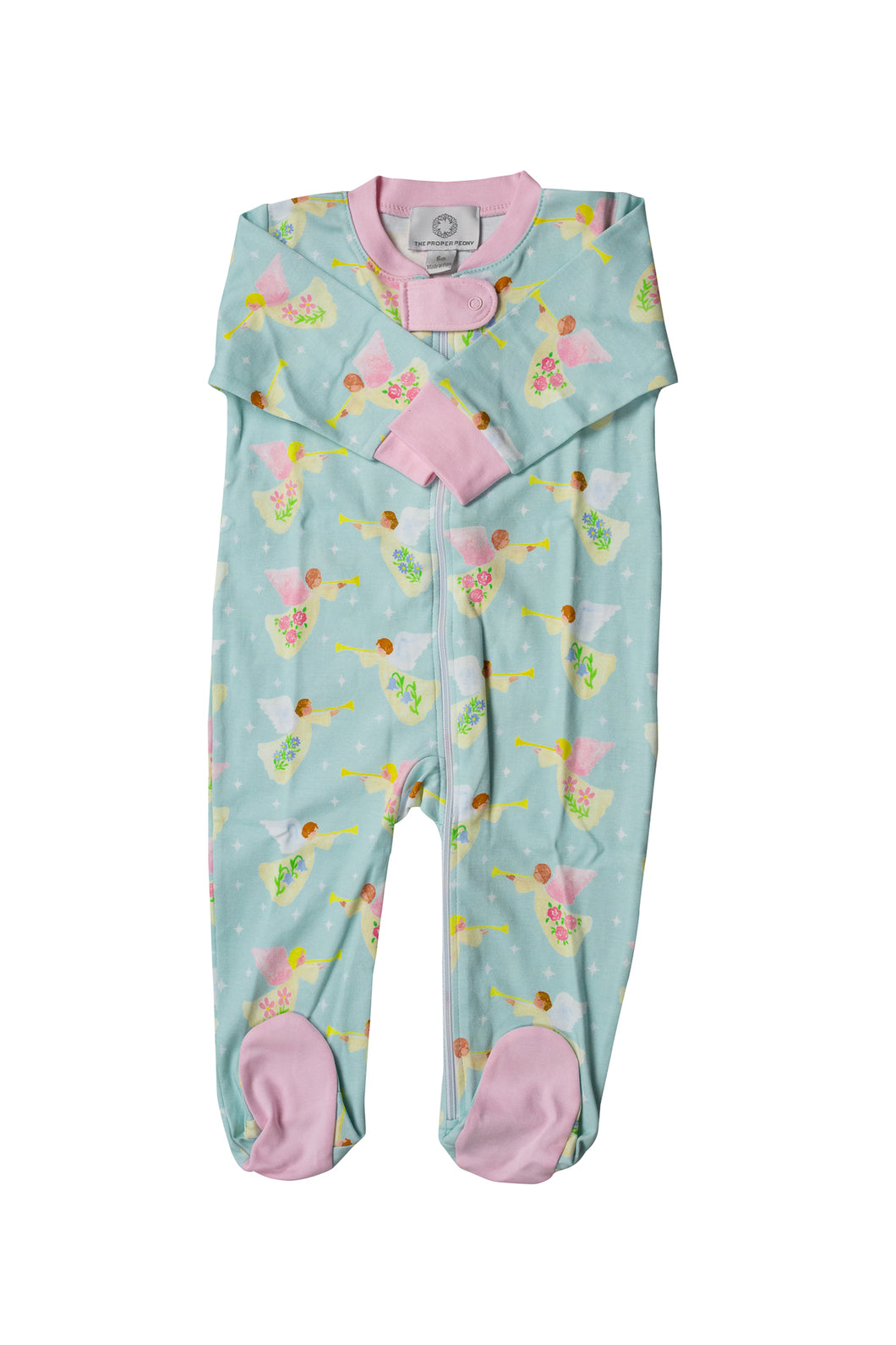 Heavenly Footed Zipper Pajamas