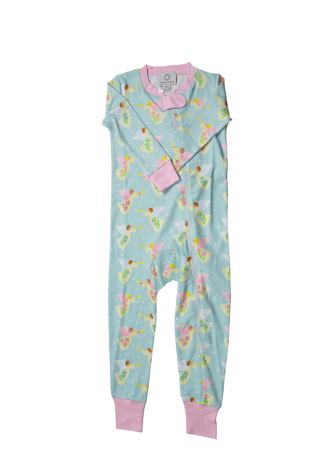 Heavenly Zippered No Feet Pajamas
