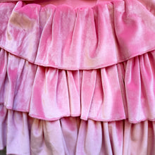 Load image into Gallery viewer, Velvet Velour Skirt  and Jacket Set- Pink
