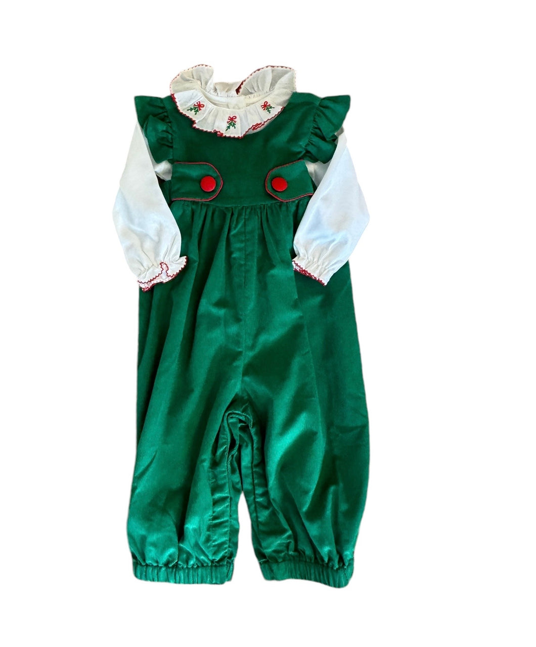 Mistletoe Overall Set