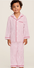Load image into Gallery viewer, Red Ticking Pajama Set
