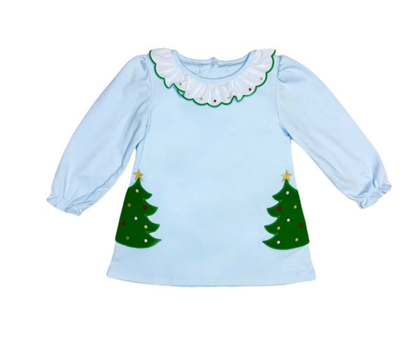 Amelie Dress - Christmas Tree Knit