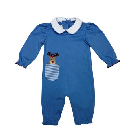 Louisa Bubble - Reindeer Periwinkle Knit