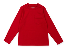 Load image into Gallery viewer, Blake Boy's Longsleeve Pocket T-Shirt - Red
