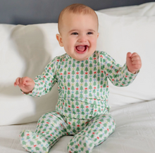 Load image into Gallery viewer, Preston Boy's Romper - Tree topper Stars
