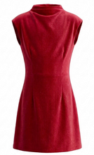 Load image into Gallery viewer, Jenny Dress - Red Velour
