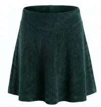 Load image into Gallery viewer, Libba Skirt - Hunter Green Velour
