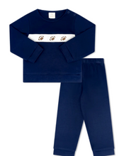 Load image into Gallery viewer, Bayou Play Set Napa Navy, Football
