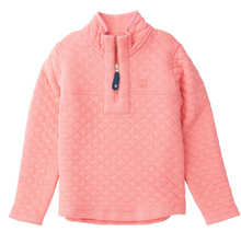 Load image into Gallery viewer, Girls Quilted Zip Pullover
