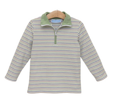 Load image into Gallery viewer, Tucker Pullover- Pine Cove Stripe
