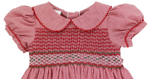 Load image into Gallery viewer, CHRISTMAS CHECK GEOMETRICS-DRESS RED
