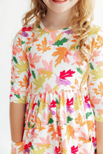 Load image into Gallery viewer, Falling Leaves Twirl Dress
