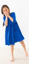 Load image into Gallery viewer, Royal Blue Twirl Dress
