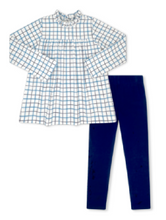 Load image into Gallery viewer, HERITAGE CHECK, NAPA NAVY LEGGINGS
