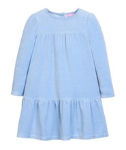 Load image into Gallery viewer, Lisle Dress - Periwinkle Velour
