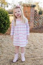 Load image into Gallery viewer, Lennon Dress - Stripe Knit
