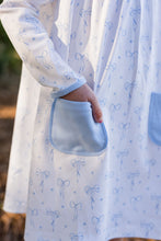 Load image into Gallery viewer, Lennon Dress - Blue Bows Knit
