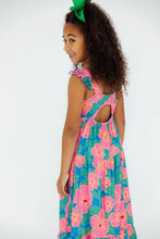 Load image into Gallery viewer, Floral Ruffle Maxi Dress - Luau
