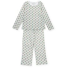Load image into Gallery viewer, Millie Girls&#39; Pant Set - Under the Christmas Tree
