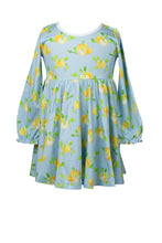 Load image into Gallery viewer, Patch Long Sleeve Twirl Dress
