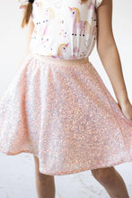 Load image into Gallery viewer, Sequin Twirl Skort - Peach
